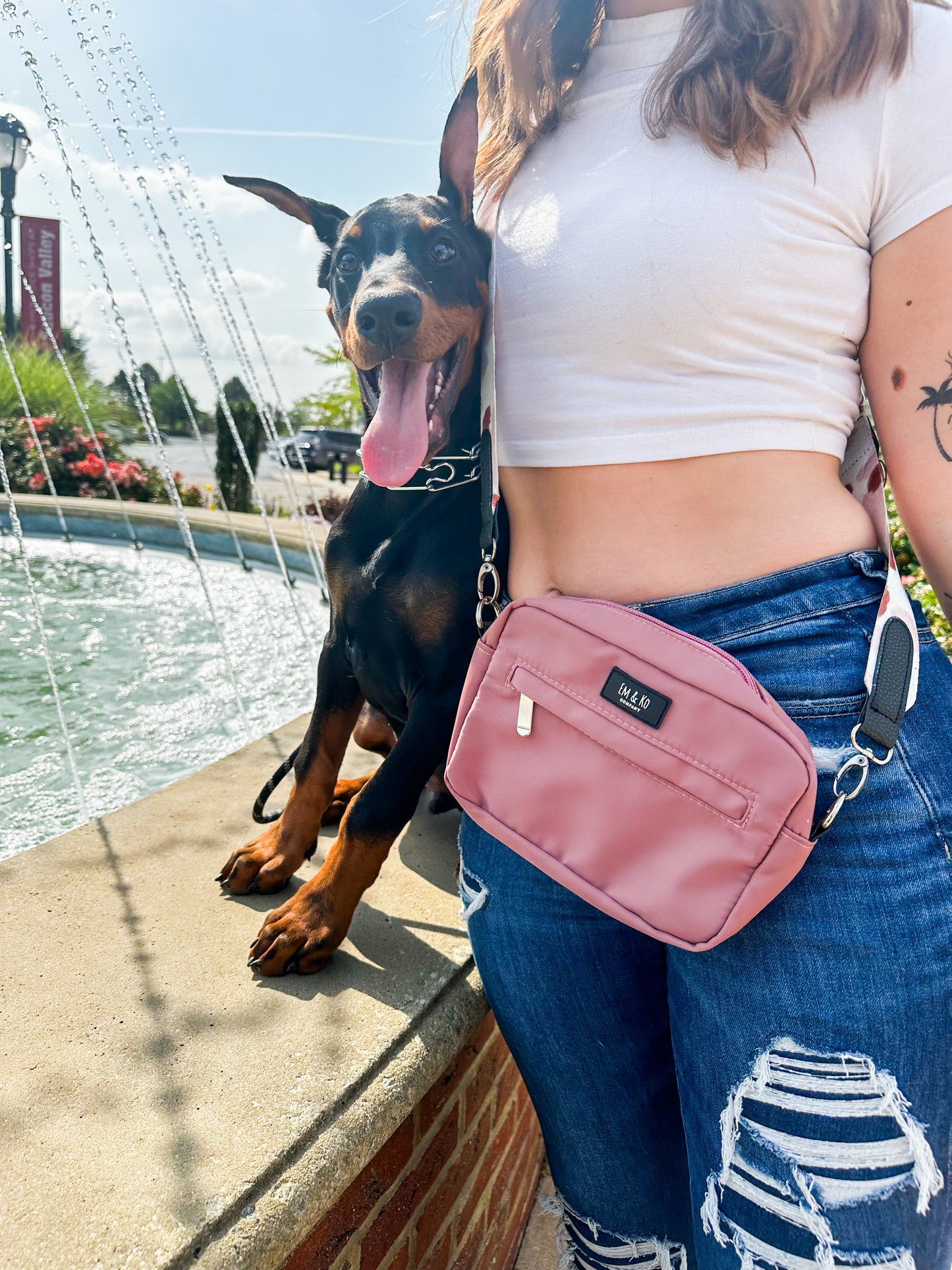 Dusty Rose with Pouch